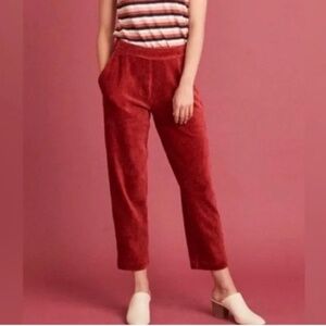 Women's Red Corduroy Pants